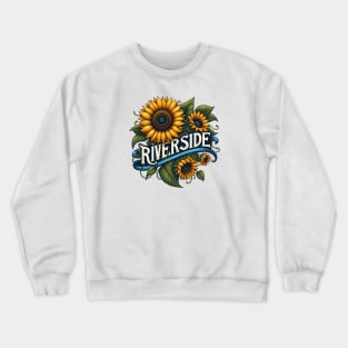 Riverside Sunflower Crewneck Sweatshirt